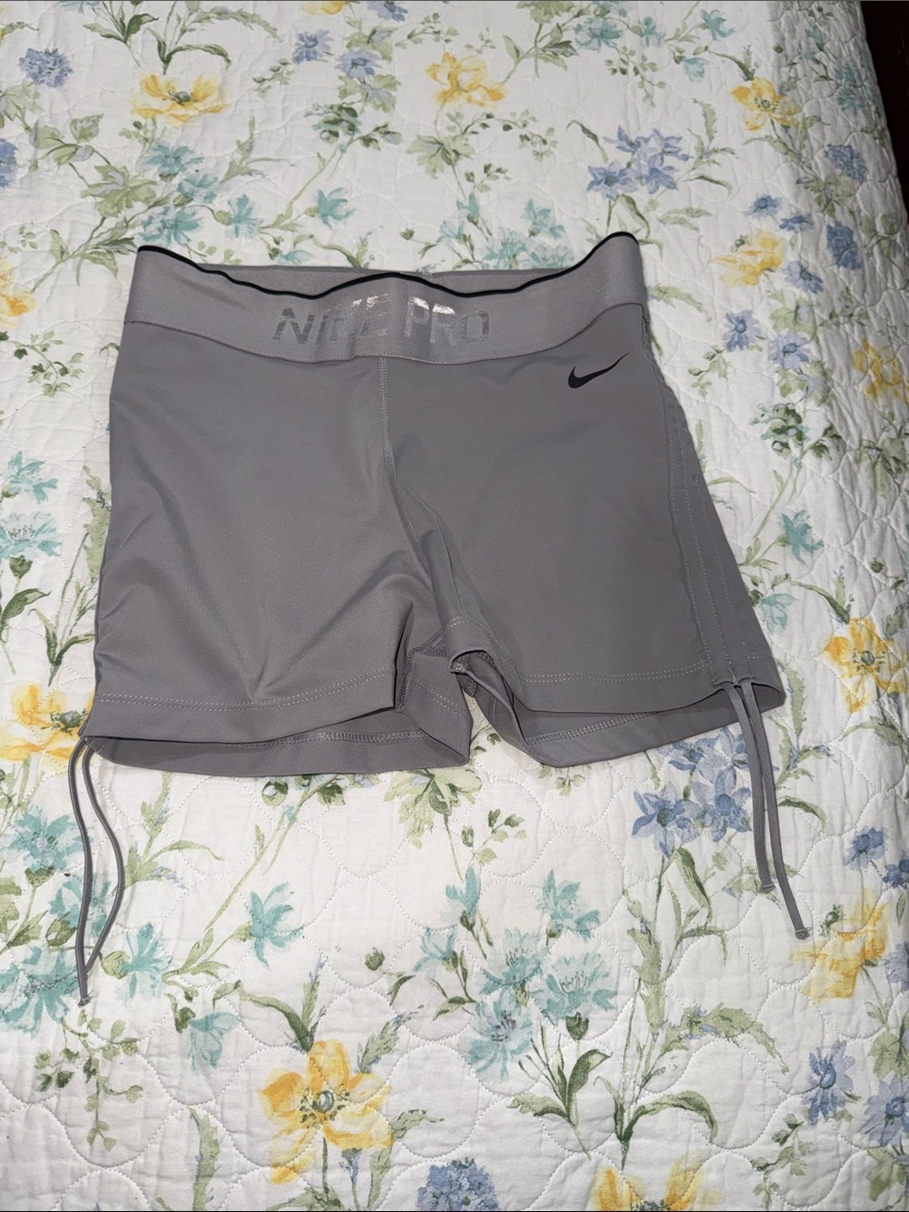 Nike Pro Gray Women's Athletic Shorts
